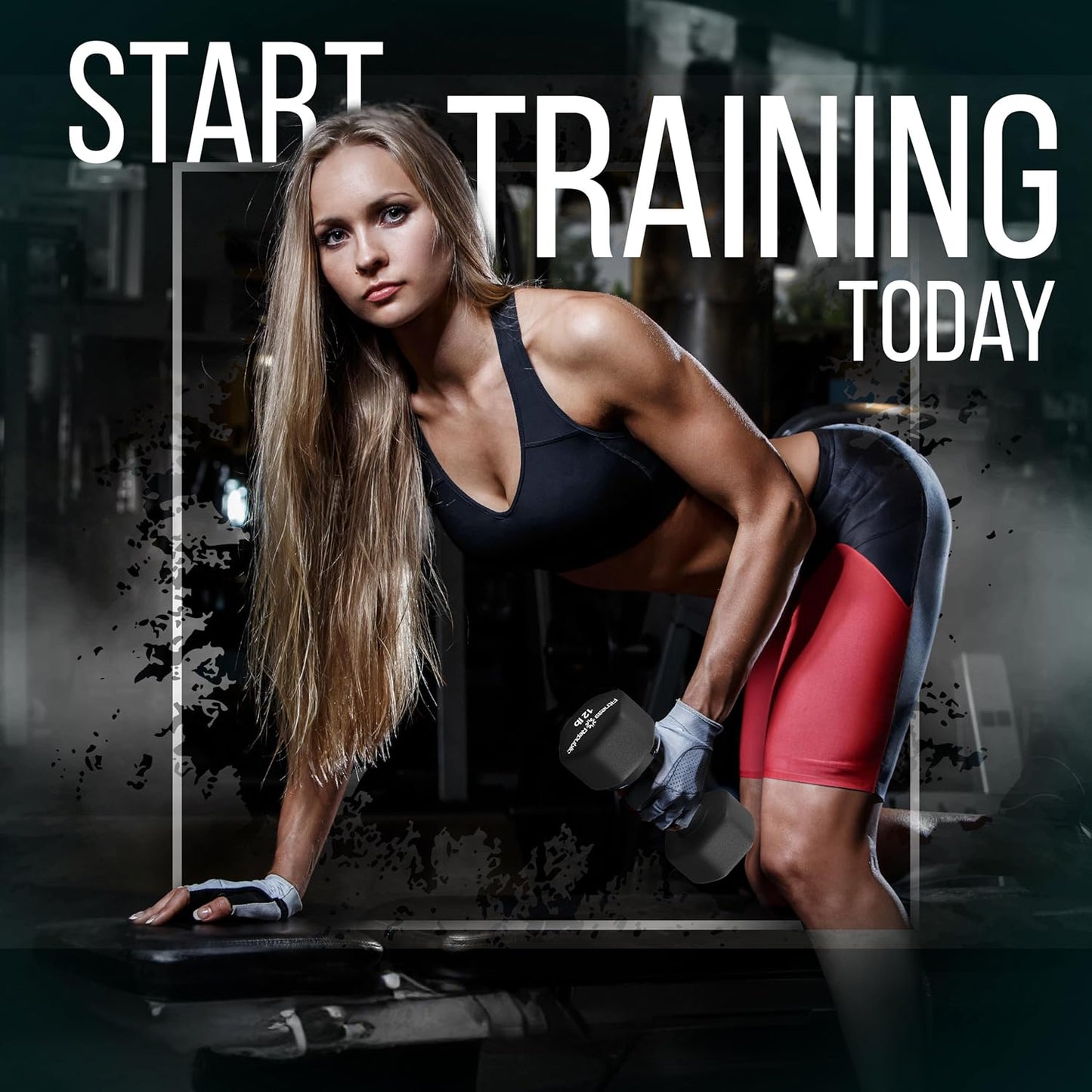 Neoprene Dumbbell Set for Home Fitness - Non-Slip, Anti-Roll Hexagonal Weights for Men and Women - Ideal for Effective Workout Training