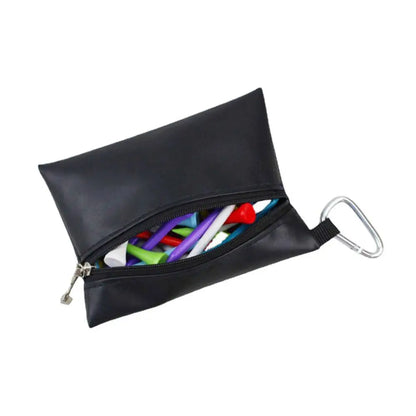 Golf Ball Tee Golf Accessories Storage Pouch for Golfer Golf Tee Bag Golf Tee Storage Bag Golf Tee Holder Bag Golf Tack Bag